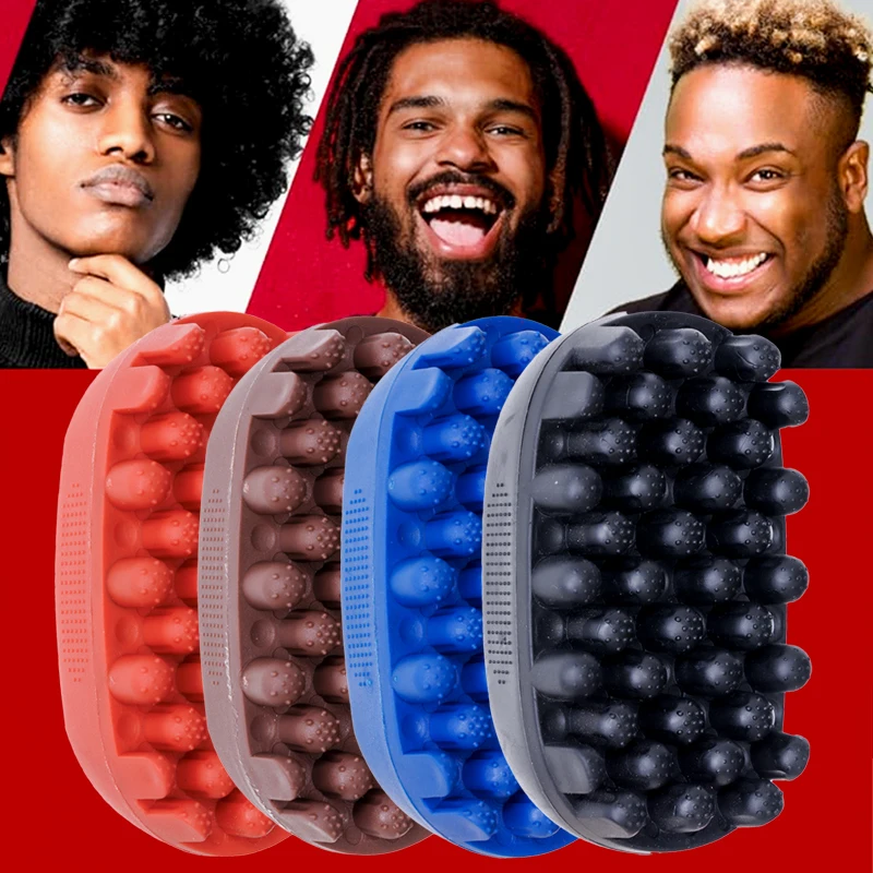 Durable Rubber Washable Afro Curl Sponge for Barbers and Daily Use Premium Luxury Twist Styler Ideal for Coiled Hair Brush