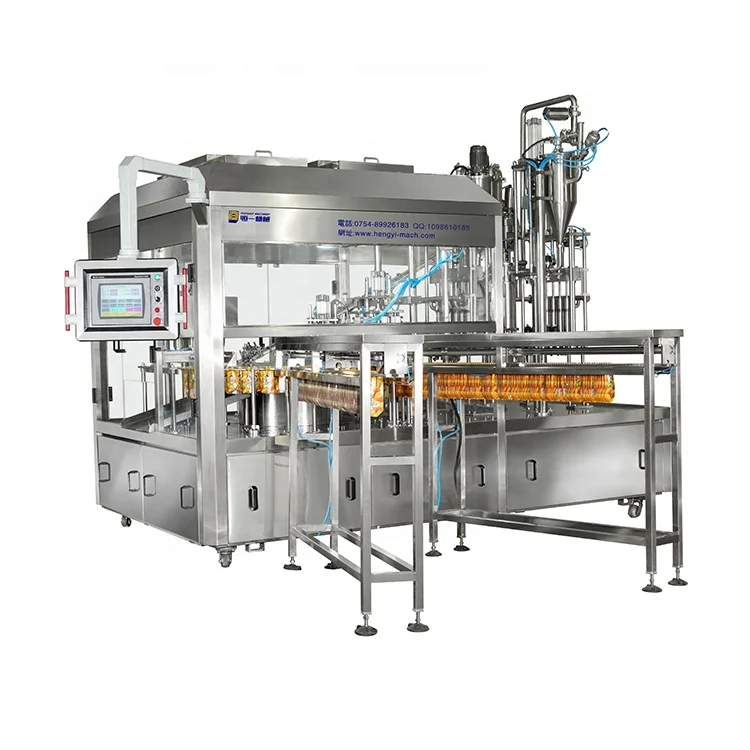 Automatic Grade Factory Price Beverage Water Pneumatic PLC Yogurt Juice Oil Ketchup Sauce Spout Pouch Milk Beer Commodity