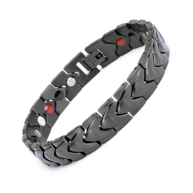 High Quality Pure Titanium Bio Magnetic Energy Quantum Strap Ladies Bracelet
