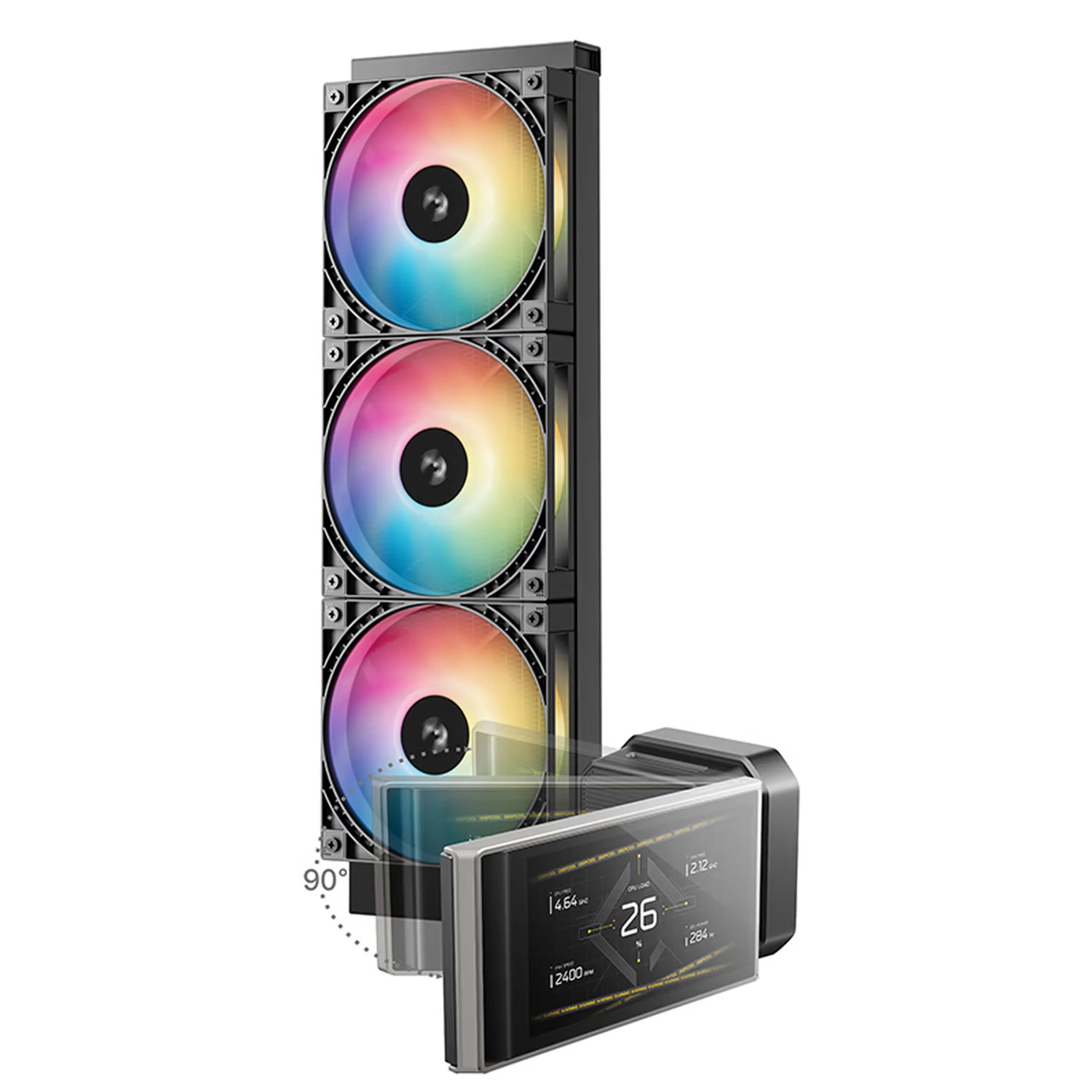 2026 New Stock DEEPCOOL LT360 VISION ARGB Water Cooler Hydro