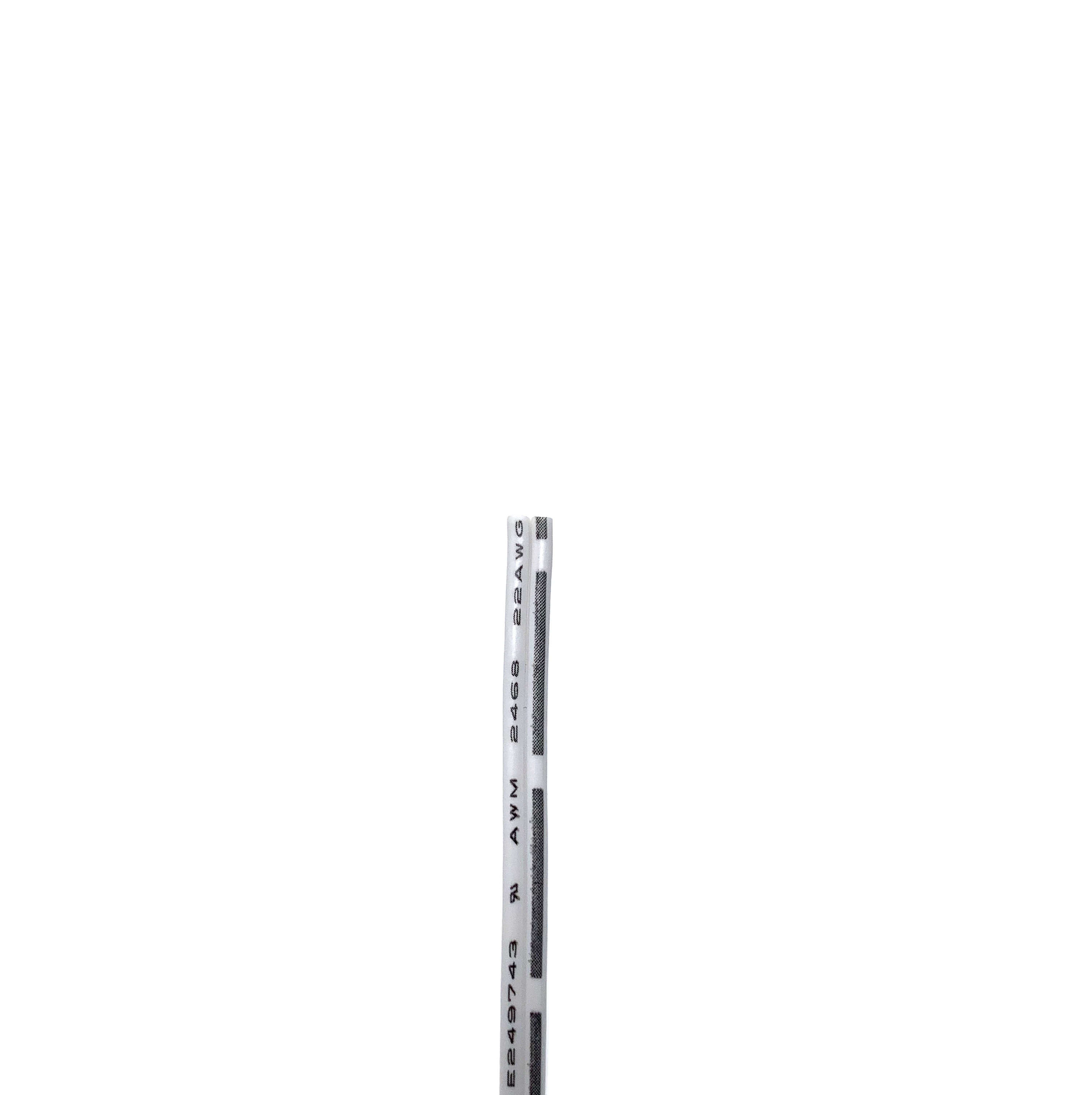 Параллельный кабель awm 2468 22awg, белый и черный Электрический провод OD 1,8*3,6 мм, Удлинительный кабель