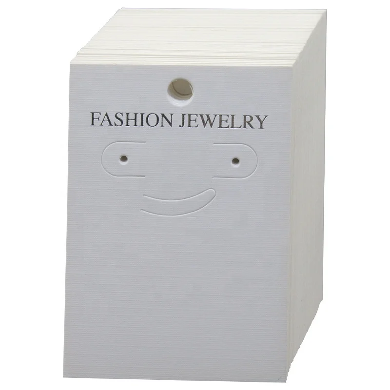 Details about   100Pcs Portable Necklace Bracelet Earrings Display Cards Environmental 
