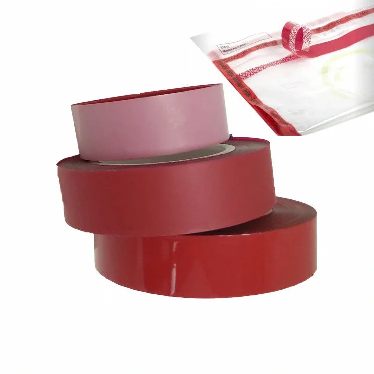 Temperature Sensitive Color Changing Material  Antifake Sealing Tape for Security Bags