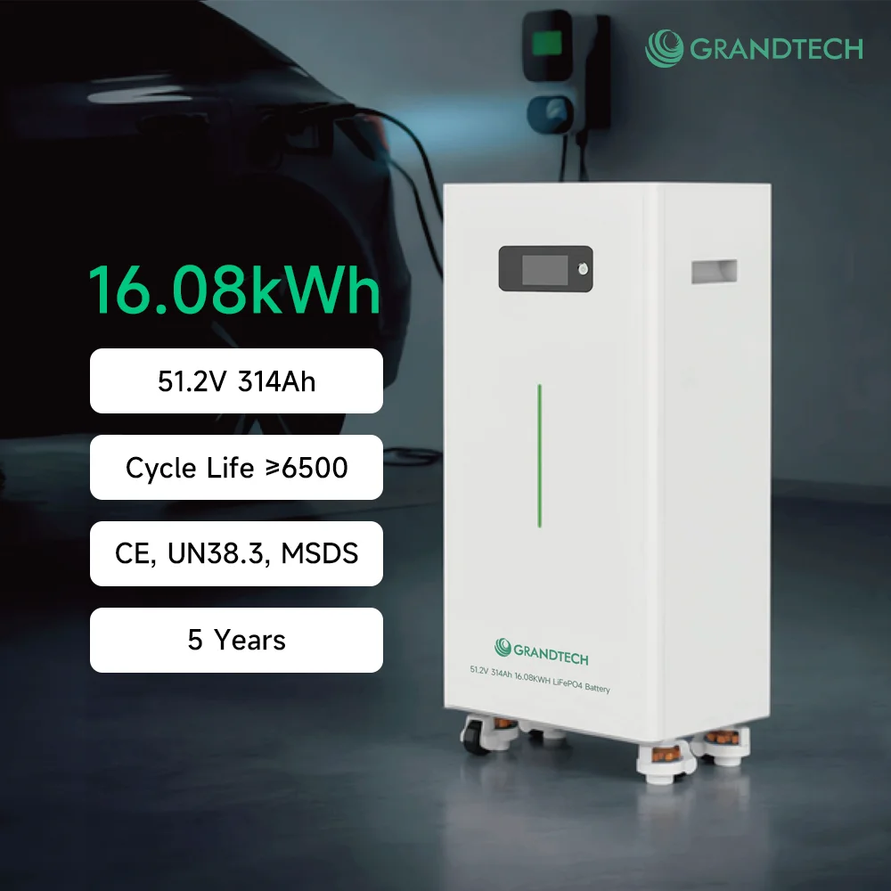 New Arrival 16kWh LiFePO4 Home Energy Storage Battery 51.2V 314Ah Solar Battery with Smart BMS 48V OEM ODM Lithium Battery