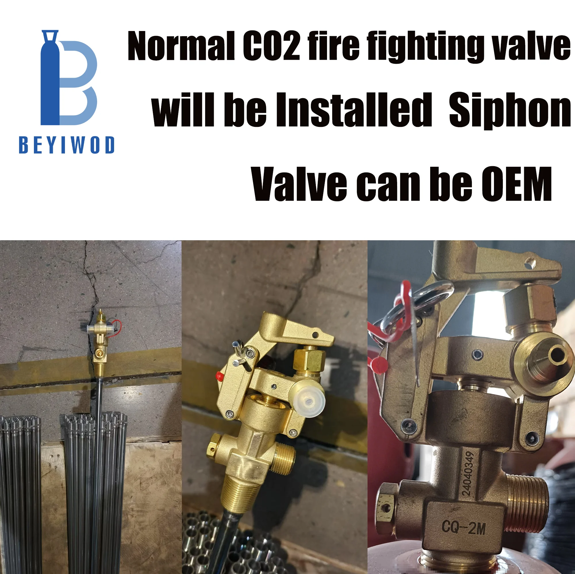 product beyiwod iso9809 1 150bar pressure steel 68l 45kg co2 gas cylinder fire extinguisher co2 cylinder with valve-6