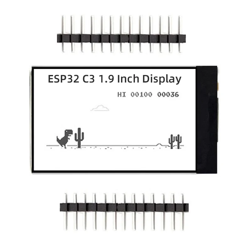 ESP32 C3 1.9 Inch LCD Display Board 170x320 MINI TV ST7789 Screen with WIFI  for Google Dinosaur Game ForArduino IED LVGL