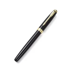Factory Wholesale Black Fountain Pens Luxury Calligraphy Tool with Custom Logo