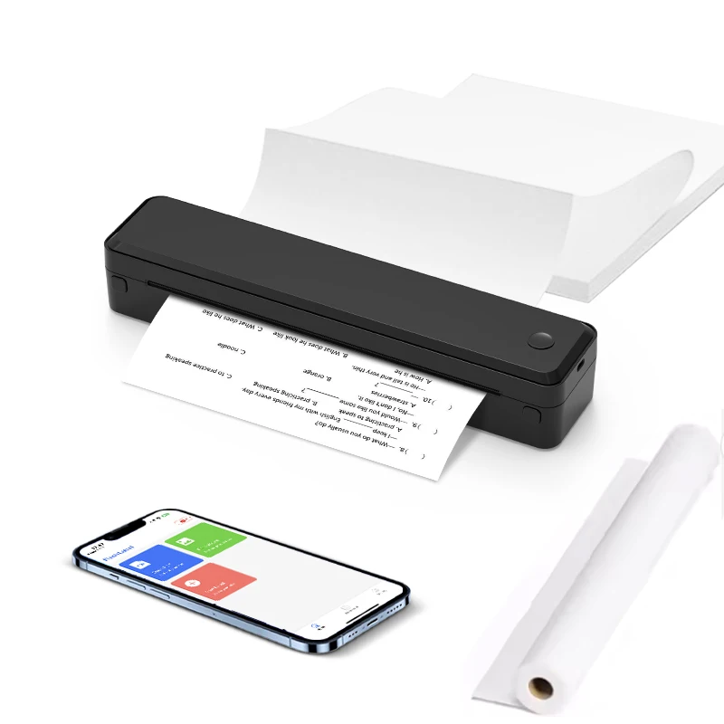 U8 A4 Portable Thermal Printer - 200/300DPI for Android & IOS