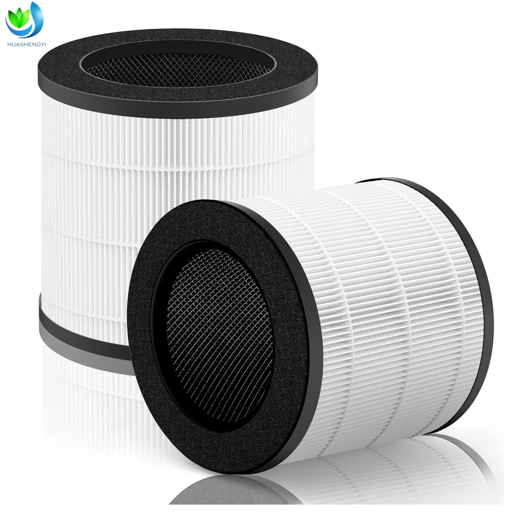 Factory Price High Efficiency Air Purifier H13 True HEPA Filter with Activated Carbon Nylon Pre-Filter for Smoke/Dust/Odors
