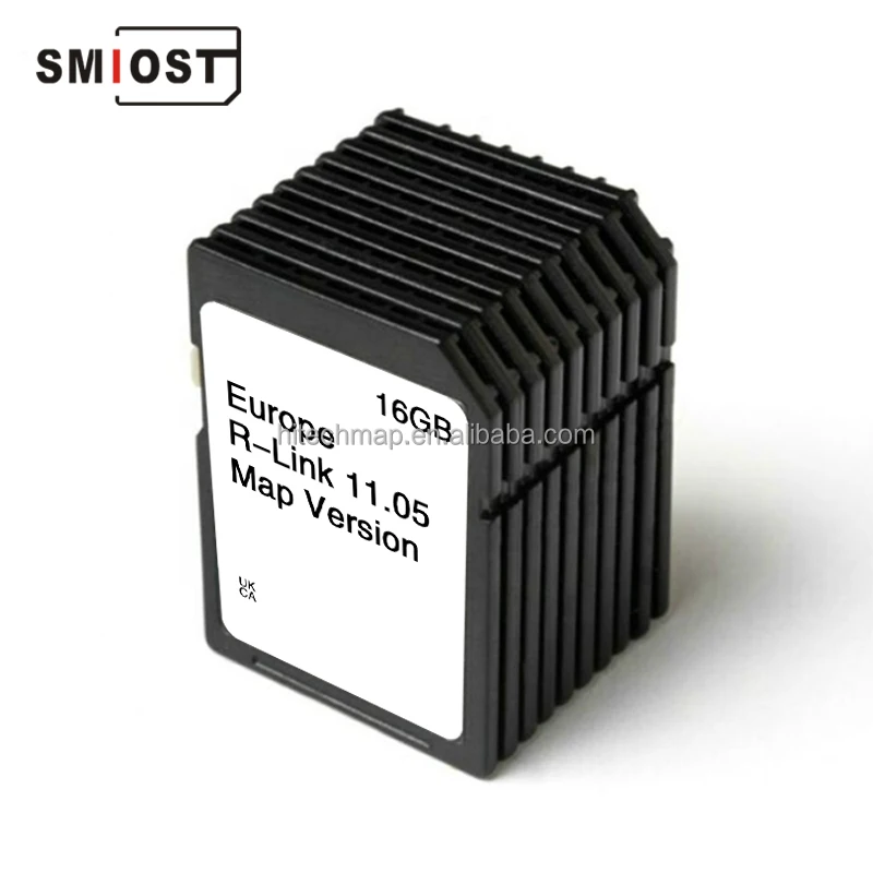 SMIOST for Renault CID SD Card Navigation 8 Trafic Scenic 3 Master Car GPS Navigator Card Europe R Link 11.05