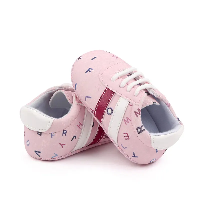 Hot Selling Spring& Autumn First Walking Prewalker Unisex Baby Toddler Shoes for Boys and Girls factory