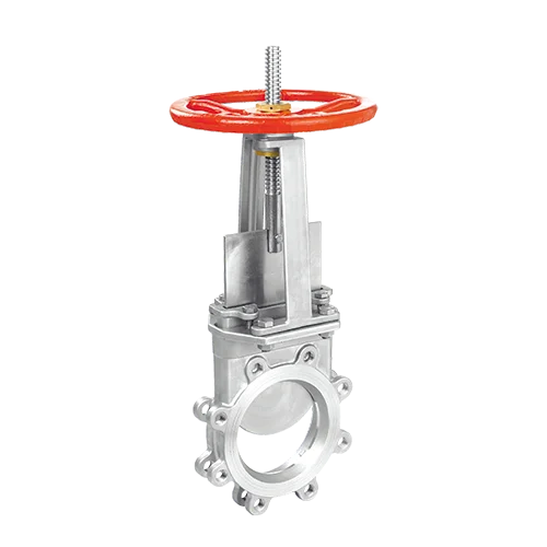 A351 CF8 CF8M Stainless Steel J92600 J92900 Manual Hand Wheel Knife Gate Valve Wafer 