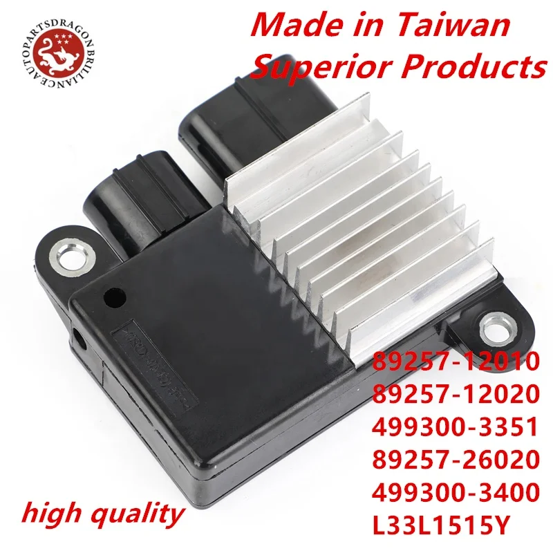 89257-12010 499300-3341 Cooling Fan Control Unit Module ECU ECM for Toyota Mazda