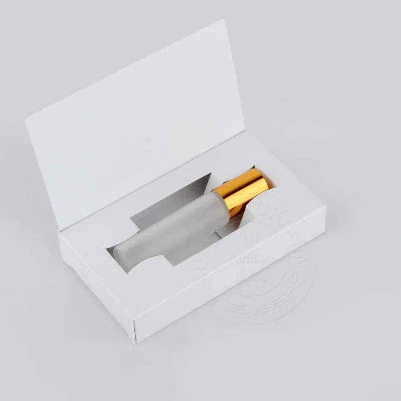 In Stock 10ml 10 ml Perfume Glass Roll on Bottle Frosted Color Empty Glass Roller Bottles for Essential Oils with Package