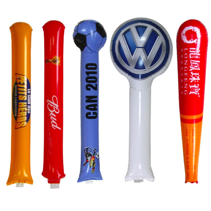 Customized Printed Inflatable Thunder Cheering Stick Bang Bang Sticks