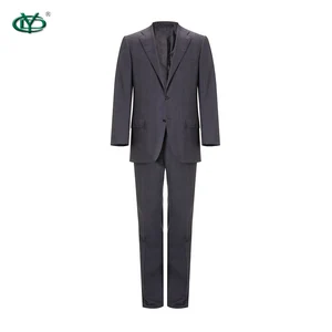 Factory Wholesale High Quality Wool Fabric Italian Style Single Breasted Suit Men 2 Piece Suit