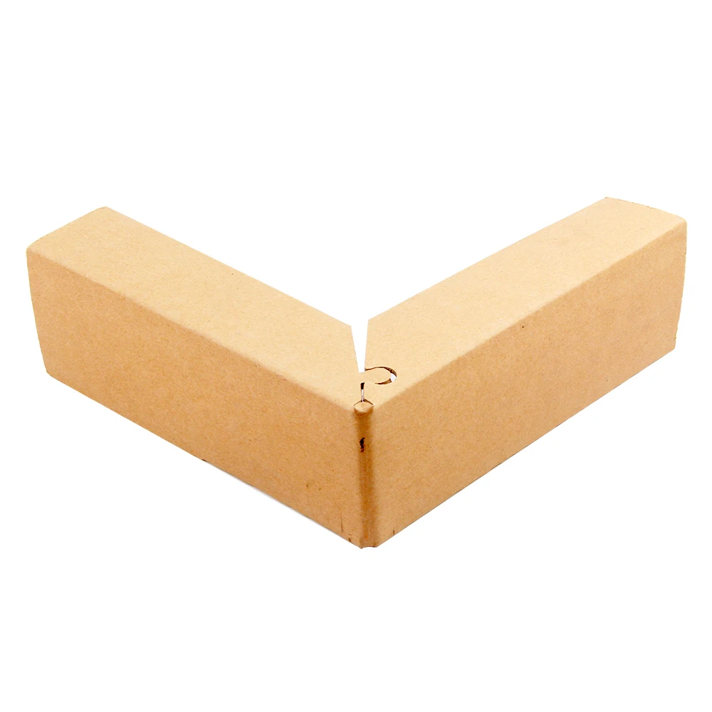 さまざまなサイズのリサイクル段ボールパレットコーナープロテクター - 中国メーカーからの出荷用のV型 - HF PACK Framer Supply 段ボールフレームコーナープロテクター 5/8インチ 1インチ 1インチ 1 1/2インチの深さのフレーム