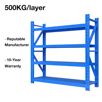 500kg 5 Tier Boltled Garage Shelving Rack Shelf Selective Heavy Duty Warehouse System Steel Euro Shelved Storage