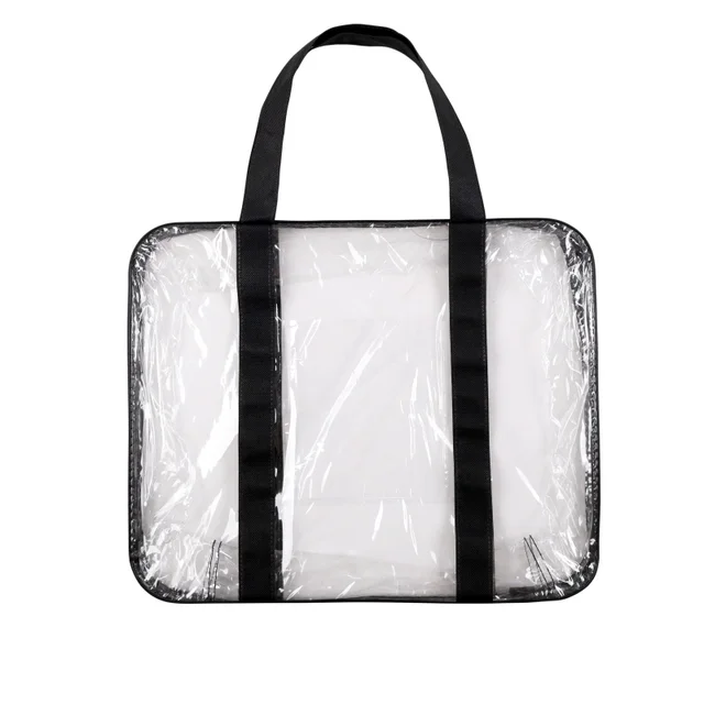 Customizable PVC Zipper Travel Blanket Storage Quilt Bag Plastic Bag Travel Companion