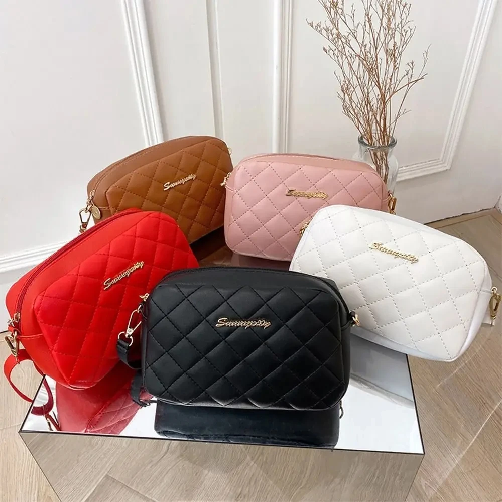 日本未入荷☆Layer shoulder/cross bag/全7色/SQUARE line Designer fashion, Seoul-fully created | W Concept