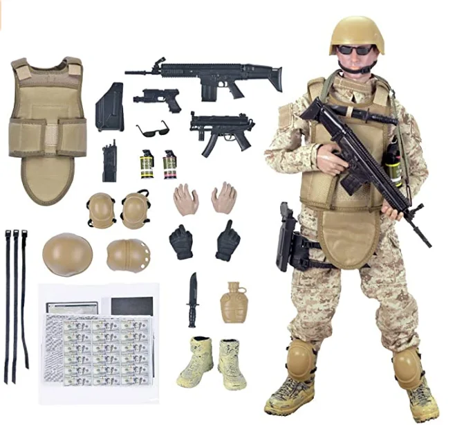 realistic army action figures