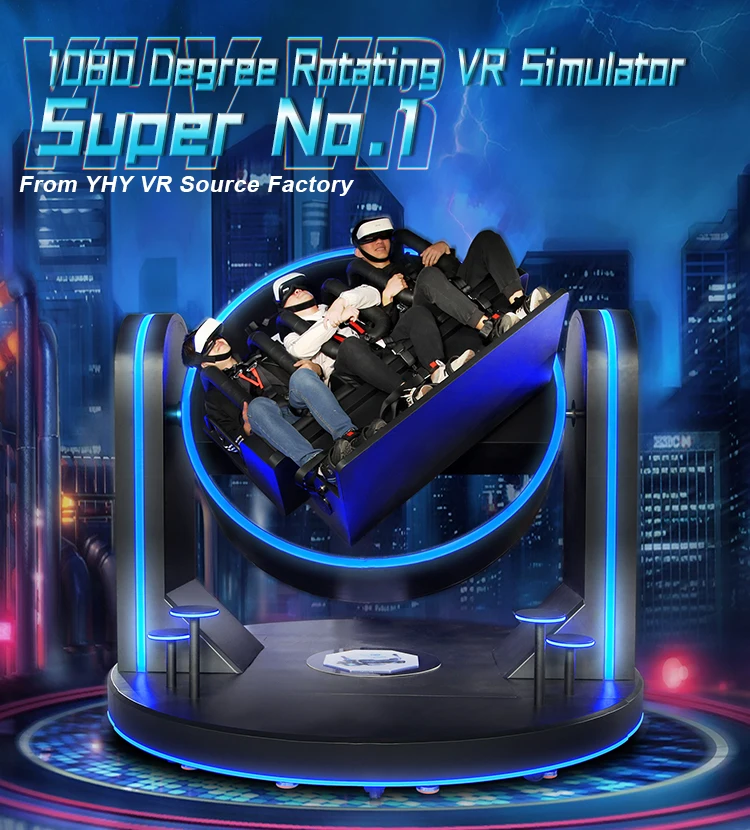 Yhy Super Roller Coaster Machine 9d Virtual Reality Equipment Vr 720 ...