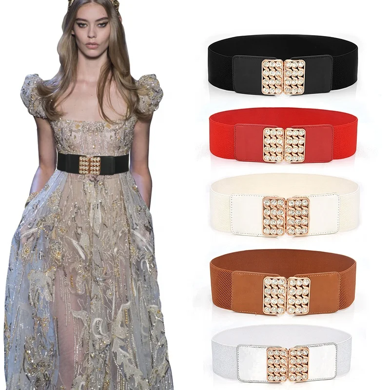 diamante elastic belt