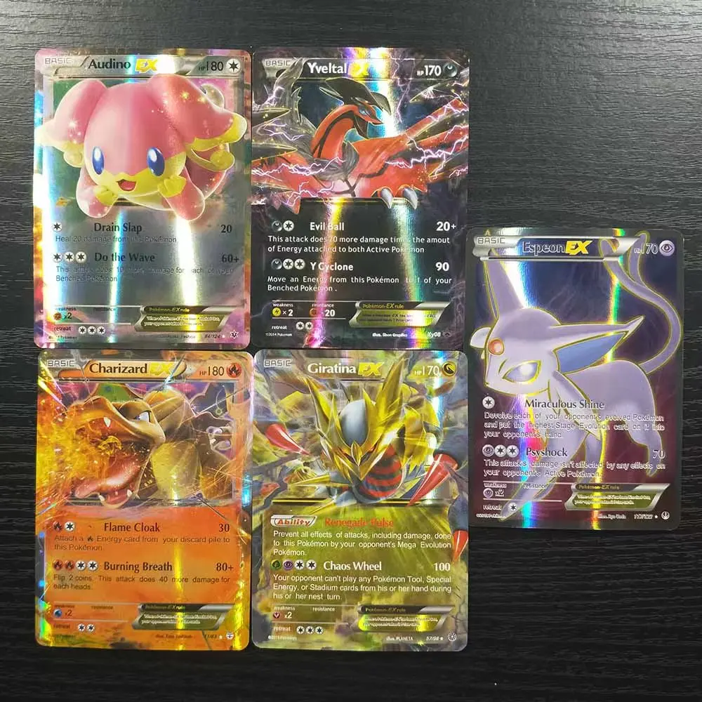 Hot Sale Pokemon Card 100 Pcs Box Vmx Gx Ex Booster Card Pokemon