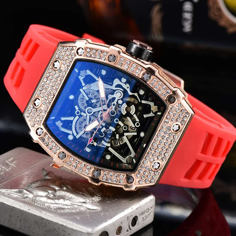 2022 New Mens Watches Luxury With Diamond Design Luminous Clocks - Buy ...