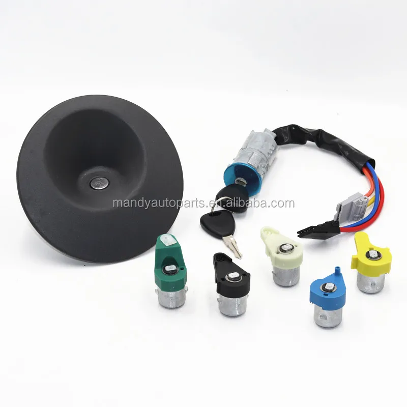 High Quality Complete Kit Lock Barrel Neiman and Tank Cap for RENAULT KANGOO 7701472590 7701470734 Door Lock