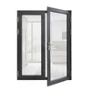 Hurricane Proof Black Aluminum Casement Window