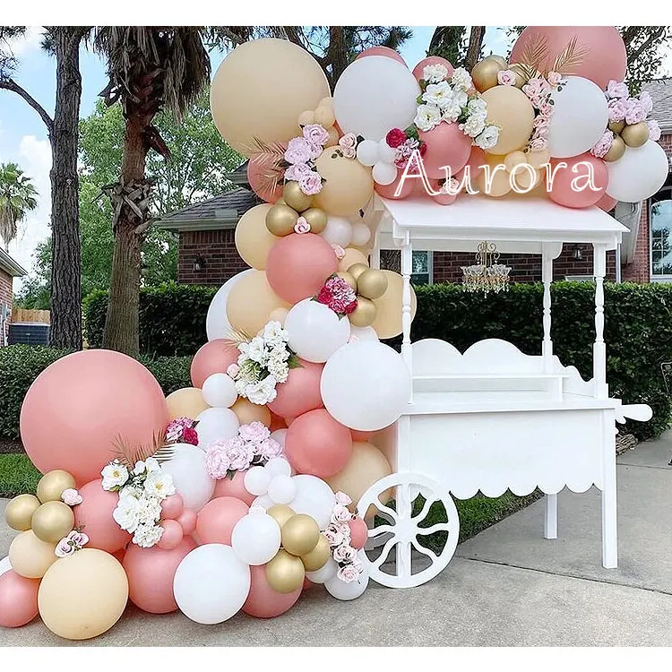 Customized Wooden Flower Candy Cart Wedding Children Christmas Dessert