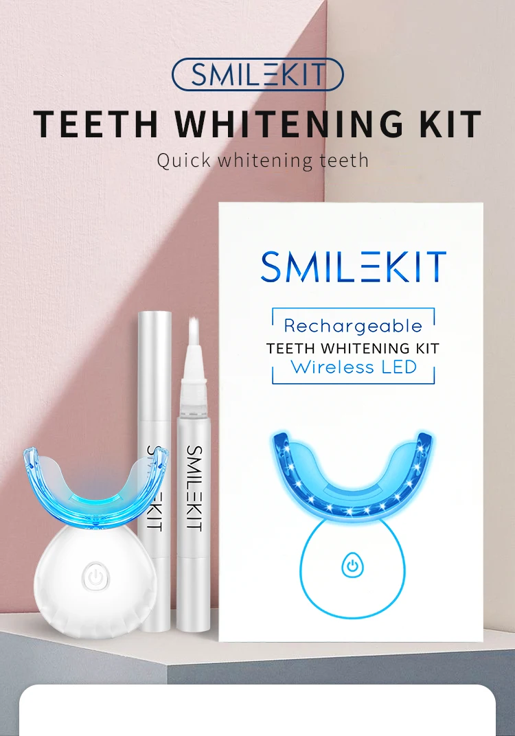 Hot Sell Non/ Peroxide Customized Cold Led Light Teeth Whitening Kit Buy Luxury Teeth