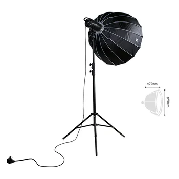 FB-SLB-D90 70cm Quick Loading Parabolic Softbox Professional Deep Mouth Soft Box for Bowens Mount Studio Flash detail image