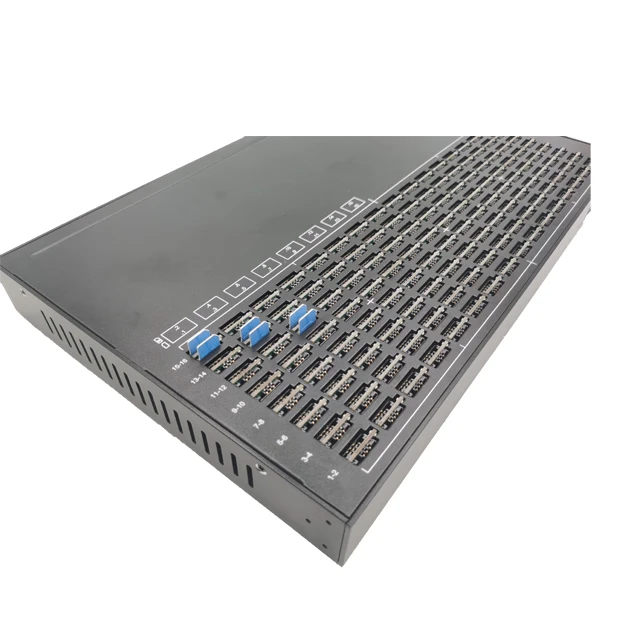 Hot Sale GSM Goip 256 Sim Slots Voip Gateway 16-256 Ports  SMS And Voice Call Equipment