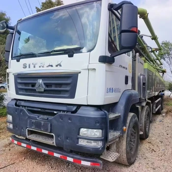 Zoomlion Shanteka Lingyun 62m Diesel Engine Heavy Duty 22-Year-Old Used Concrete Pump Truck From China for Construction Sites