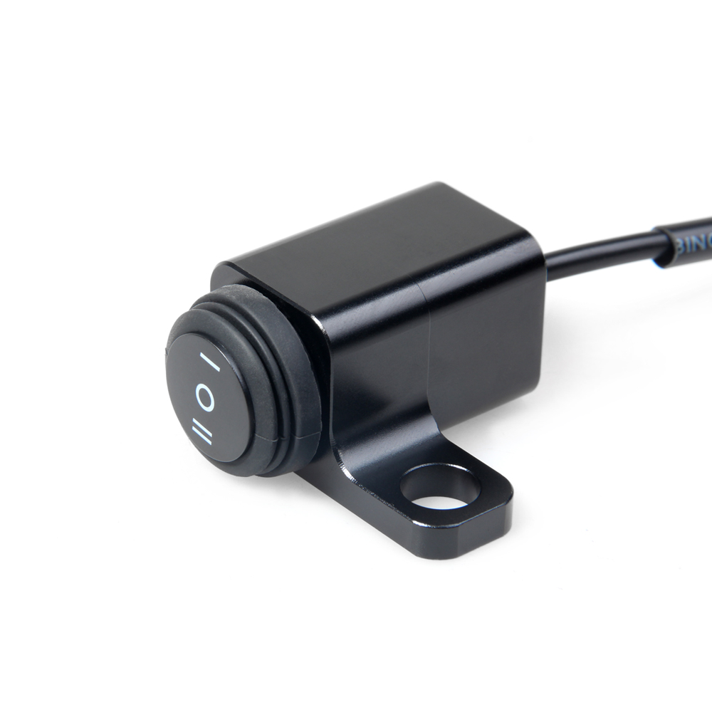 Motorcycle Handlebar Switch 7/8" 22mm Headlight Fog Spot Light Motorcycle Parts Accessories Hazard Light Switch Button