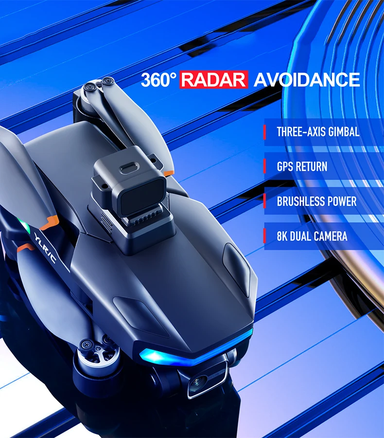S135 Gps Drone Camera 4k 3axis Profesional Droness Gimbal Brushless