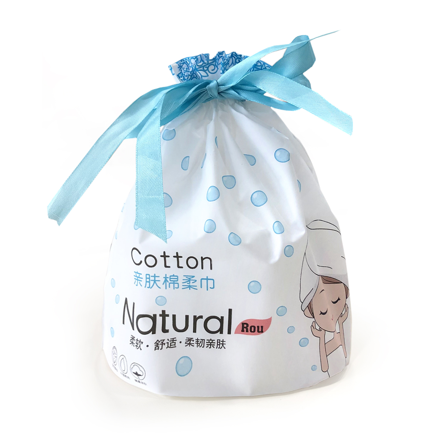 Индивидуальная биоразлагаемая одноразовая впитывающая дорожная кухонная детская мочалка, белые хлопковые полотенца для лица в рулоне