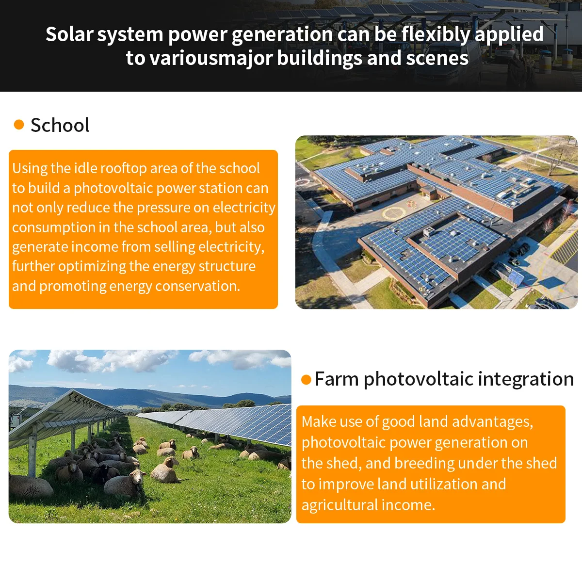 30Kw pv Hybrid Off Grid System 100kw 400kw Farm Solar Plants Power Energy Storage Full Kit with agricultural mounting system