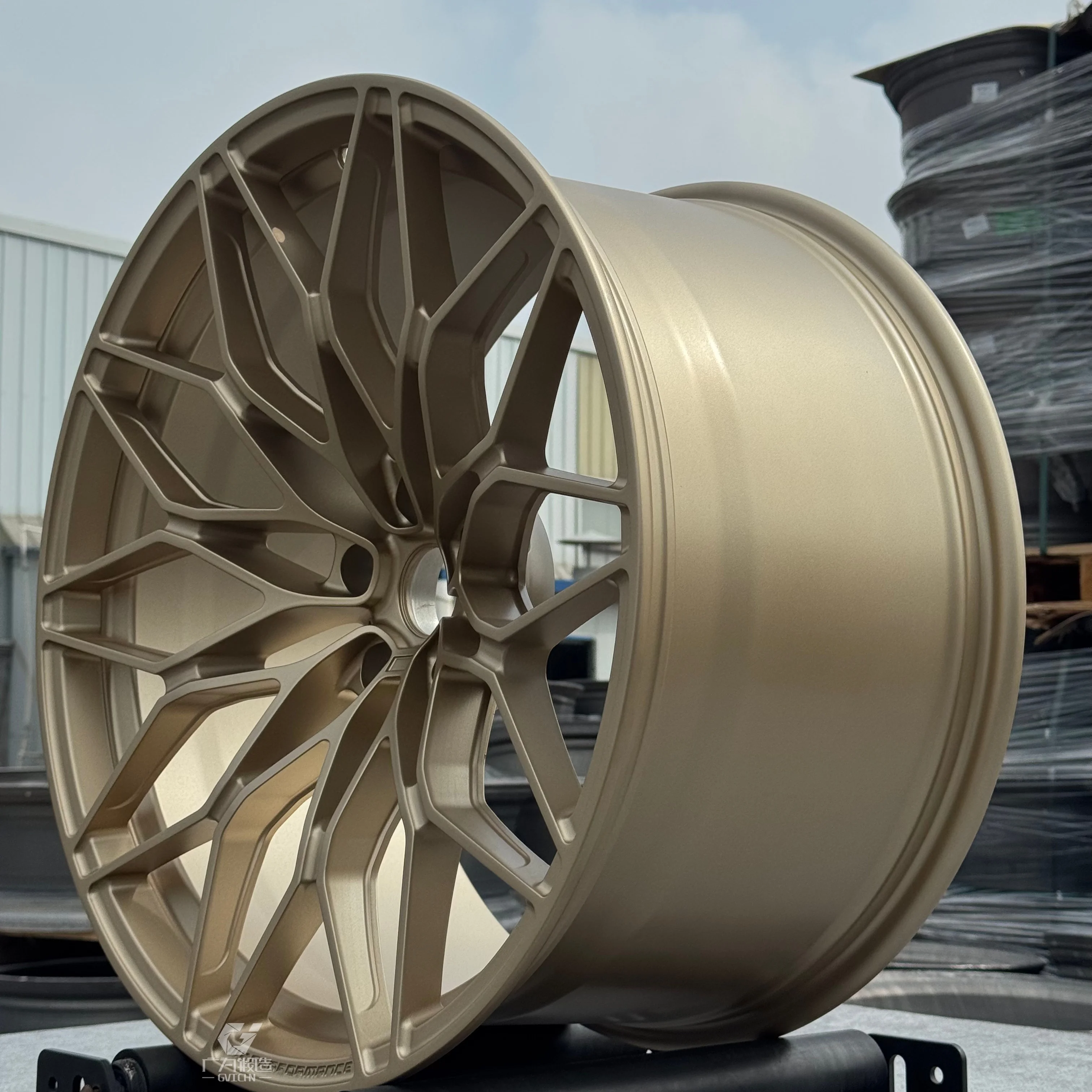 Custom G8X Style 1000M Performance Wheel In Gold Bronze Matte 18 19 20 21 22 For BMW M3 F30 G20 F80