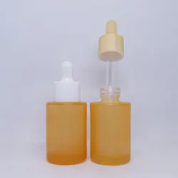 100ml Glass Dropper Bottle Frosted Clear Green Blue Pink Nude Refillable 100ml Oil Glass Cylinder Lotion Bottle Pink Glass Dropper Bottle