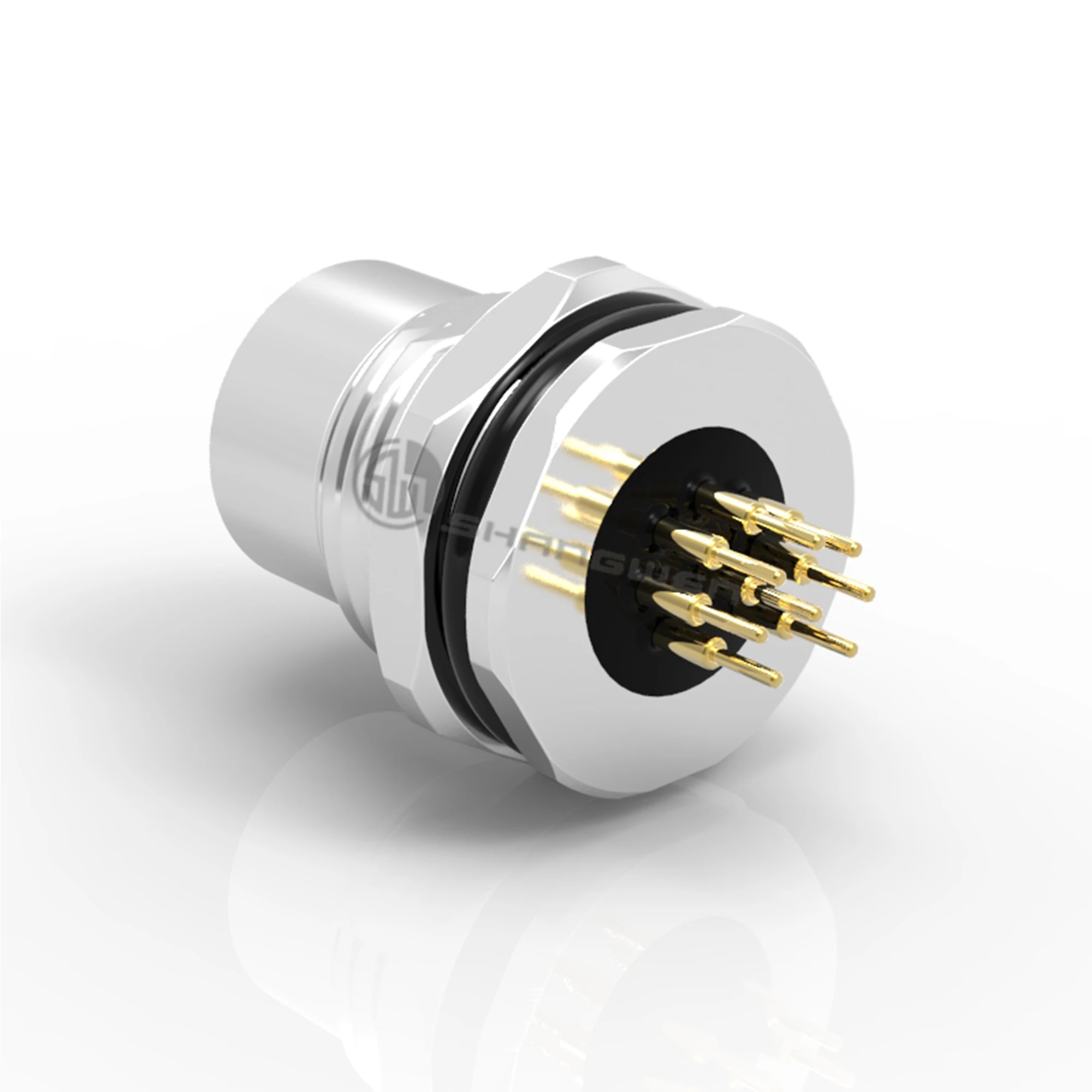 Customize Waterproof Phoenix M12 Cable 2 3 4 5 6 8 Pin Male to Female M12 Connector Cable With Wire