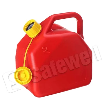 SWJC-14 Plastic Fuel Hdpe 5 Litre Mini Gasoline With Tap Mould Tanks Petrol Cans Jerry Can