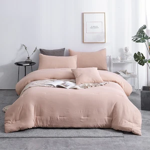 Customized Comforter Fabrics Sizes Twin Queen King Full Quilt Luxury Bed Comforter Bedding Set