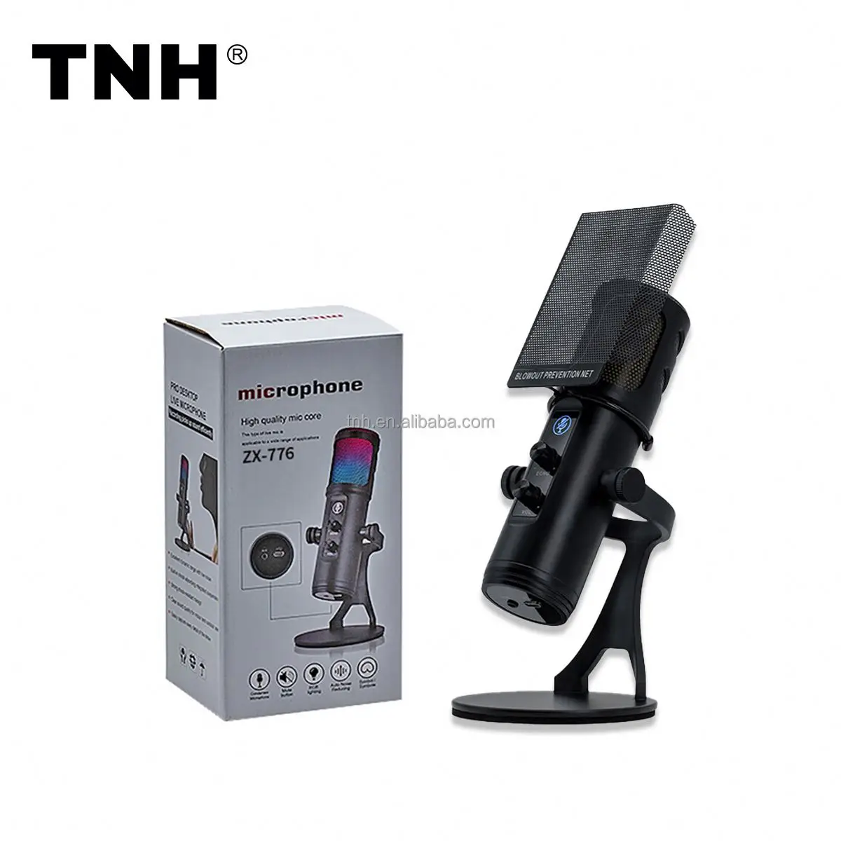 TNH USB- ZX776 Professional Studio Recording USB Microphone Omni