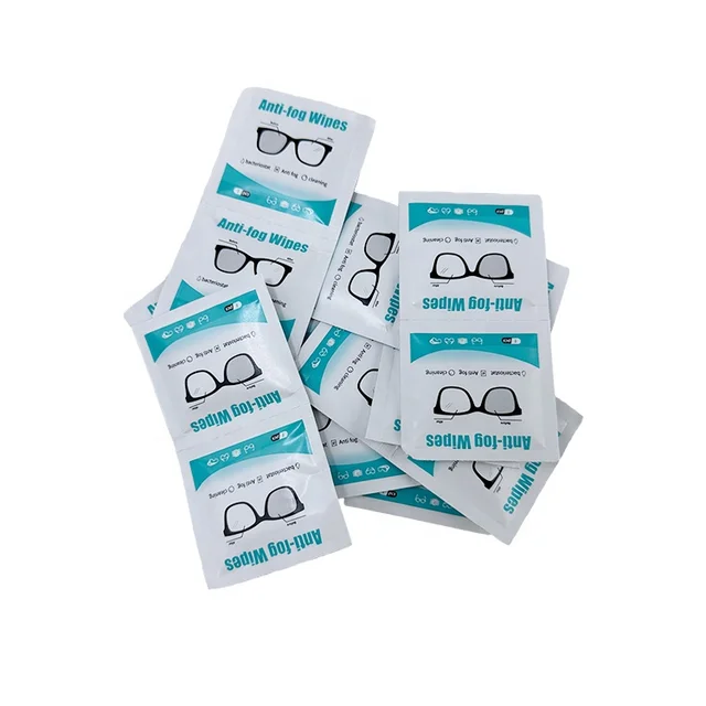 High quality anti-mist eyeglass wipes Dust-free lens cleaning wipes Mobile phone lens disinfecting wipes