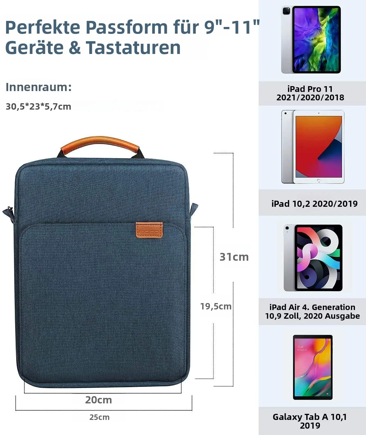 Laptop Sleeve Notebook Tasche 12 Zoll Case Logic Laptoptasche