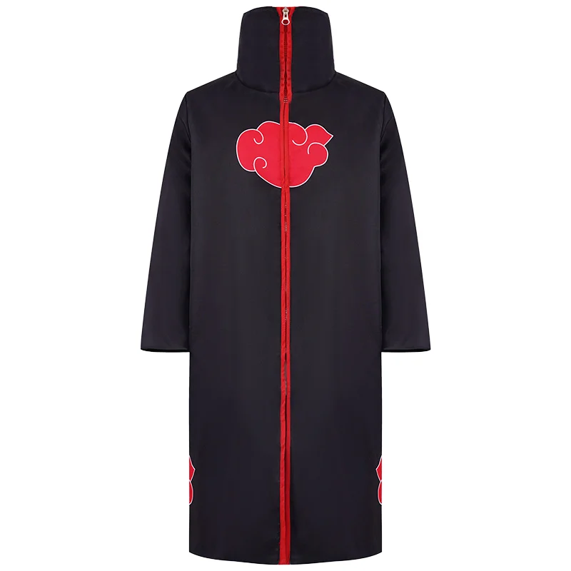 High Quality Anime Cosplay Clothing Akatsuki Red Cloud Robe Holiday ...