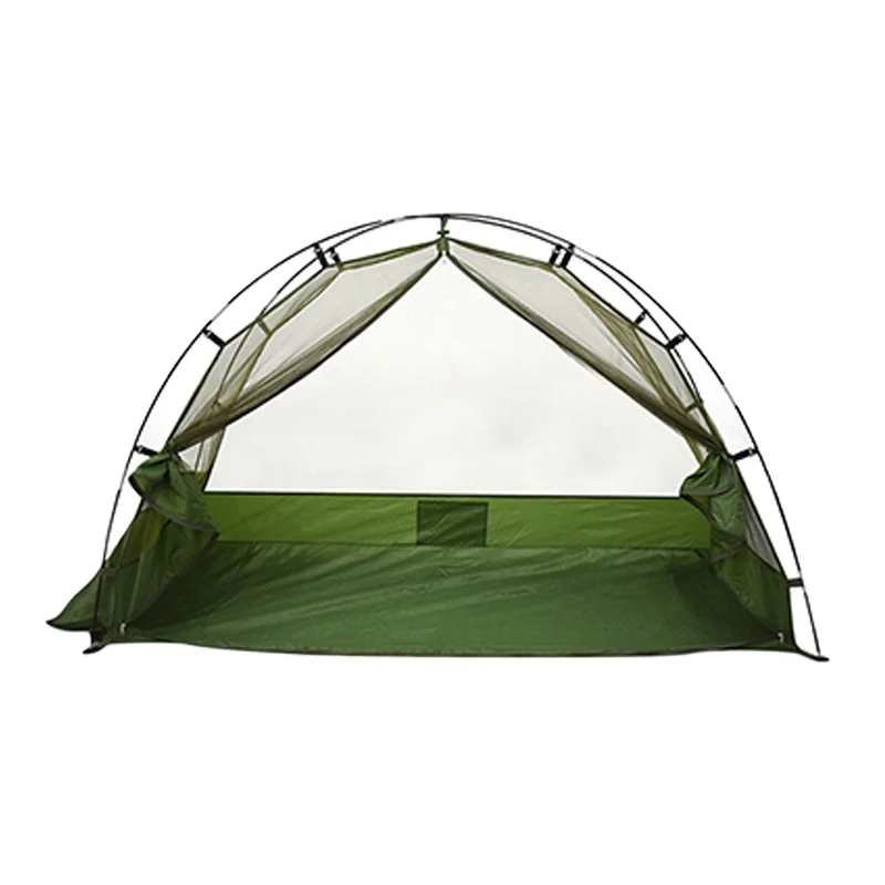 Оптовая продажа с фабрики одиночная Складная портативная Водонепроницаемая сетчатая палатка для кемпинга на молнии защитой от комаров